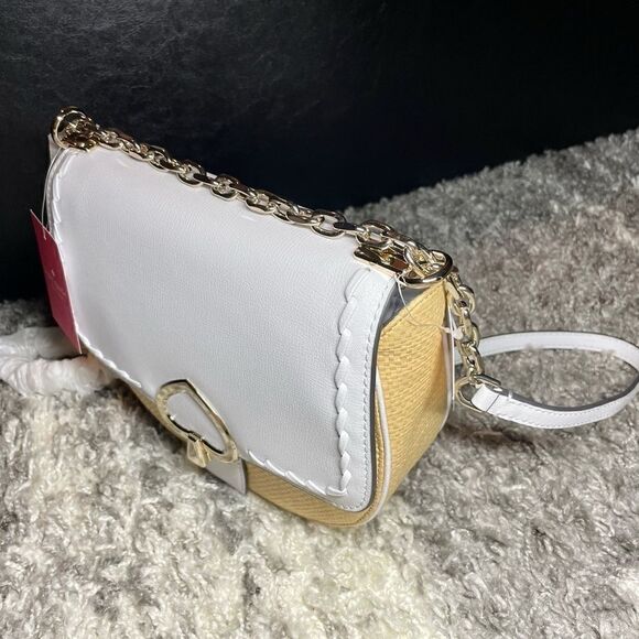 NWT Kate Spade Medium Chain Saddle Bag - Picture 4 of 12